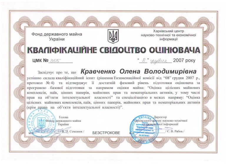 Скан сертифіката